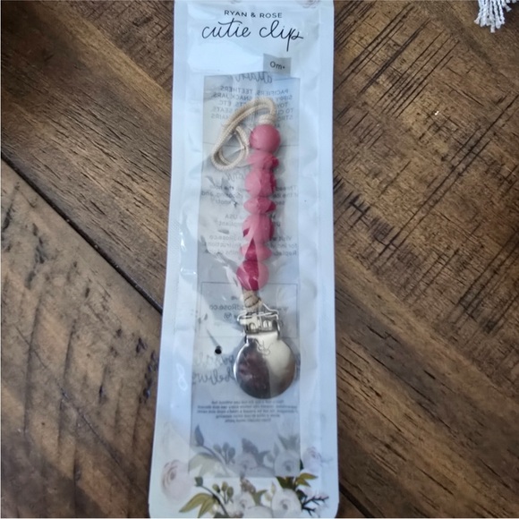 NWT Reddish Pink Ryan & Rose Cutie PAT and Cutie Clip Set - Picture 5 of 9